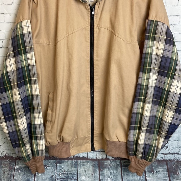 Wrangler Vintage 1996 Coat Hipster Jean Jacket 1X Flannel Eagle Grandpacore - Picture 8 of 15